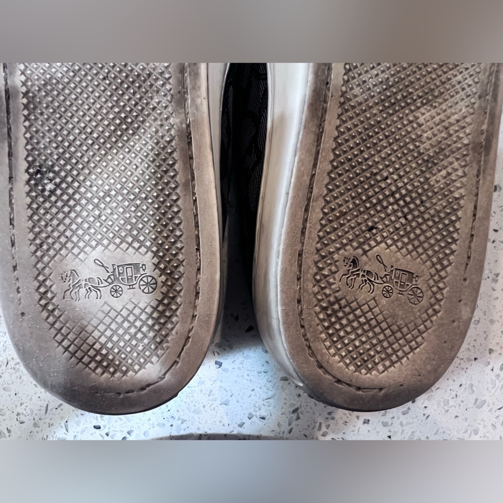 Coach Women’s Black Slip-On Trainers Sneakers GUC size 7.5 - Picture 14 of 14